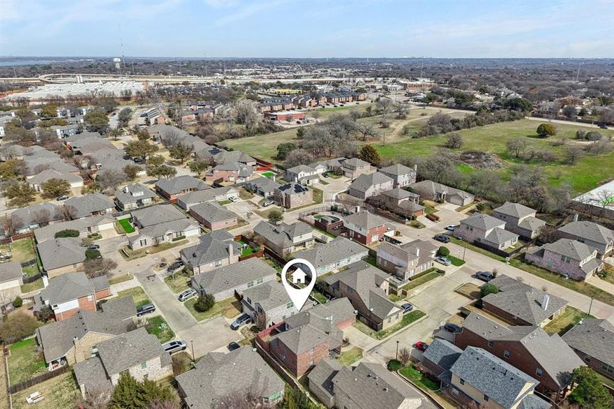 Tucked away on a cul de sac in the gated Georgetown community, this custom built garden home offers spacious living in a prime Arlington location just minutes from AT&T Stadium and with easy access to Fort Worth, Mansfield, and Dallas. The open concept design creates a seamless flow between the living and dining areas, ideal for everyday living and entertaining. The kitchen features custom cabinetry, granite countertops, tile backsplash, breakfast bar, and stainless steel appliances. Thoughtful upgrades include wood flooring, electric fireplace, crown molding, an oversized garage with built in storage, and an AC replaced in 2025. A versatile 4th bedroom or bonus room offers the flexibility to be used as a home office, game room, or additional living space. Residents also enjoy access to the community pool. Ask about special incentives and interest rate options.