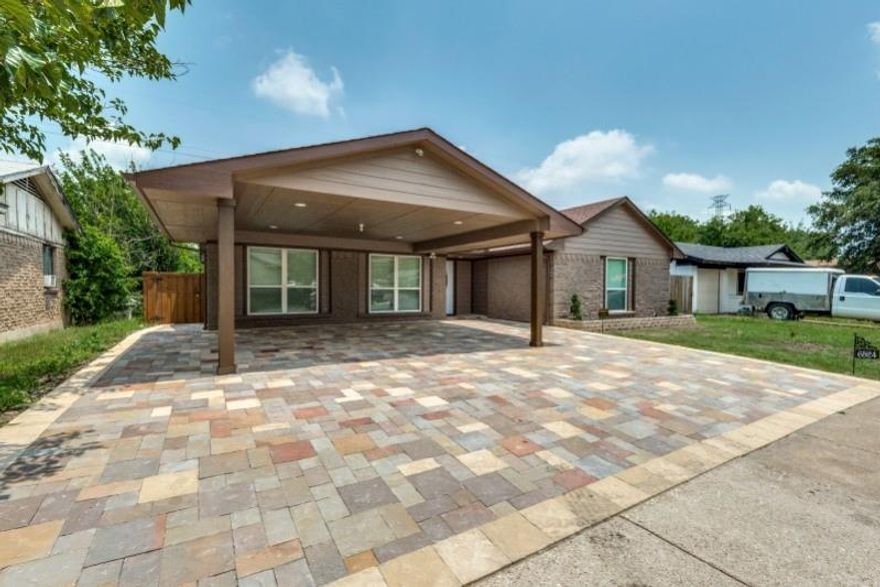 Essentially a Brand-New Home — Rebuilt from the Ground Up! 
This stunning 4-bedroom, 2.5-bath home is a rare find. Once a burned structure, it has been completely reconstructed with exceptional craftsmanship and an eye for detail that goes far beyond the typical investor flip. Every inch of this home is brand new — from the framing to the finishes.
Curb Appeal That Wows
Arrive to a beautiful brick driveway leading to a gazebo-style carport, offering both charm and functionality. The thoughtful design continues throughout the property, creating a cohesive and inviting aesthetic.
Modern, Stylish Interior
Step inside to discover a spacious layout filled with high-end updates, including:
- Contemporary lighting throughout
- Sleek countertops and brand-new cabinetry
- Stylish kitchen and bathroom fixtures
- Fresh flooring, paint, and finishes in every room
Backyard Retreat
The large, green backyard is fully enclosed with a privacy fence, making it perfect for gatherings, pets, or peaceful evenings outdoors. A covered patio, designed to mirror the gazebo-like carport, adds the perfect finishing touch.
Prime Location
Just minutes from Interstate 20, you’ll enjoy quick access to Dallas, Arlington, and Fort Worth — ideal for commuters or anyone who loves being close to the action.
Owner Financing Available!
The seller is offering owner financing, making this an incredible opportunity to secure a basically brand-new home without the traditional lending hurdles.
Don’t miss your chance to own this beautifully rebuilt, thoughtfully designed home. Come see the quality, feel the comfort, and make it yours today.