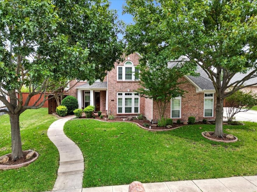 MAJOR PRICE IMPROVEMENT!  SELLER LOSS BUYER GAIN!  Step through the impressive 8-foot entry door into a soaring entryway that sets the tone for this stunning home. A private home office sits at the front, ideal for working from home or creating a quiet retreat. Plantation shutters throughout add elegance and warmth, offering both light control and privacy. The downstairs primary suite is your personal getaway—spacious, serene, and complete with a seating area and windows overlooking the sparkling pool. The ensuite bath and large closet make it both comfortable and functional.  At the heart of the home, the giant chef’s kitchen overlooks the family room, offering endless cabinetry, a butler’s pantry, and generous prep space. Perfect for family meals or hosting gatherings, it blends seamlessly with the home’s open flow. Hardwood(s) and tile floors throughout add durability and style. Step outside to your backyard resort featuring a heated gunite pool, pergola seating area, and a huge covered cedar patio. Whether entertaining guests, hosting pool parties, or enjoying a peaceful evening under the stars, this space was built to impress.  Yes!
There is still space for FIDO business. Upstairs, you’ll find three spacious bedrooms, each with walk-in closets, plus a convenient Jack-and-Jill bathroom and a single bathroom for the third bedroom.  Don't forget the gameroom! 3-car garage provides storage, parking, or workshop space.   Be sure to check out the floorplan! The desirable neighborhood offers unmatched amenities, including a water park with slides and a kiddie area, and extensive biking and running trails for an active lifestyle. Add in the unbeatable location—just minutes from shopping, dining, and the highly anticipated new HEB—and you have the perfect combination of comfort, convenience, and community.  Elementary school is just one street over!   Roof replaced Sept 4, Gutters Sept 8, 2026, New stain on fencing Sept 9,2026. New garage door Oct 2026.