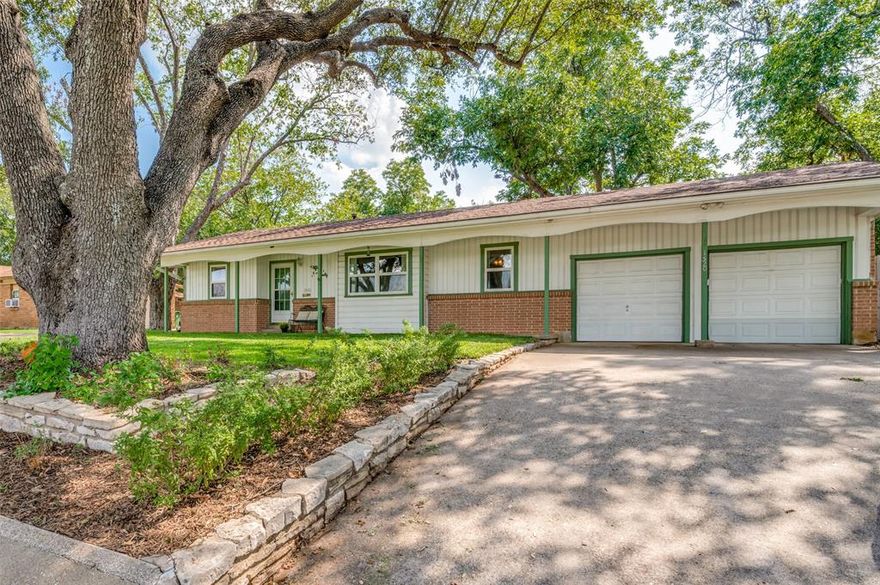 *PREVIOUS BUYER FINANCING FELL THROUGH* *BRAND NEW ROOF* Welcome to this mid-century home located in central Arlington near UT Arlington, Clay Guild Park, and more. Inside, this home boasts a stylish vintage charm with its well-maintained original elements including fully-tiled bathrooms and decorative light fixtures. Its mature trees bring shade to the front yard and flowerbeds and to the fully-fenced backyard. Double-paned windows offer ample soundproofing from the world outside, though the current owners recommend enjoying the gentle ambience of a UTA baseball game happening across the street from the front porch. A large uncovered back porch leaves opportunities for a variety of outdoor gatherings for the next owner. With this home, the possibilities are endless.
