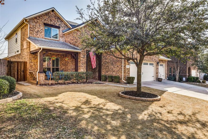 COME HOME TO THIS! This home has all the bells and whistles! FULL MEDIA ROOM, STUDY, THREE CAR GARAGE, ROOF COVERED PATIO (front and back), 2 LIVING AREAS - too many upgrades to mention them all here (full list is posted on MLS). Some features include, granite countertops, engineered hardwood floors, new ceiling fans, upgraded half bath, media room has a 4 in-ceiling (Acoustic Audi R191) and 2 rear (Polk Audio RC85i) in-wall speakers and wiring for Dolby Atmos surround installed (2018). Custom window treatments: plantation shutters in living and dining area, study, and upstairs front bedroom. Custom-made sliding barn doors in upstairs game room, all interior walls painted (2018), plush carpeting and padding installed in the primary suite, and throughout upstairs. New water heater and drain pan (2025) French drains, new insulated panel steel garage doors, new roof (2021), whole home water filtration and softening system installed (2018)! Brand new Eagle Mountain High School! This community has 2 resort style pools, recreation room and play area. Close to major Highways, groceries, shopping, restaurants and entertainment. 3D video, drone, and floor plan are attached to MLS. DON'T WAIT!