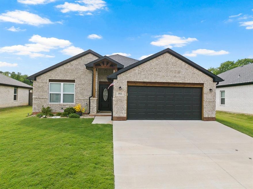 Built in 2024 and exceptionally well maintained, this 4-bedroom, 2-bath home offers modern efficiency, thoughtful upgrades, and move-in-ready convenience.
The open layout provides comfortable living space, while the kitchen comes fully equipped with all appliances — including a trash compactor. Energy efficiency shines with spray foam insulation and double-pane windows, helping keep utility costs down year-round.
The spacious primary suite features a private exterior door overlooking the hot tub — creating a perfect retreat at the end of the day. Step outside to a secluded back porch complete with a pull-down screen, ideal for relaxing or entertaining in comfort.
The fully fenced backyard includes a double gate for easy access, and the yard is equipped with a sprinkler system for low-maintenance care. The garage is deeper than standard, providing additional storage or workspace.
As an added bonus, the sellers are including a portable 3,500-watt generator.
This nearly new home combines comfort, efficiency, and practical upgrades — ready for its next owner.