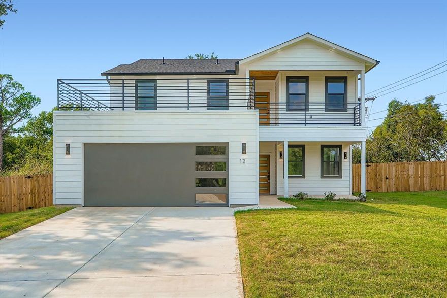 Special Financing Available! Qualified buyers may be eligible for a discounted interest rate, as little as 0 down payment, and no lender fees on future refinancing.

Modern style meets everyday comfort in this beautifully designed home located in Kaufman, TX, with direct access to US 175 Frontage Rd and just minutes from local shopping and dining.

This spacious home offers 4 bedrooms and 2.5 bathrooms with an inviting open concept layout. The front sitting room welcomes you in, leading to a living room with a cozy fireplace, a dining area, and a sleek kitchen featuring a walk in pantry with built in shelving, a large island with breakfast bar, recessed lighting, and neutral tones throughout.

The main level also includes a mudroom, a walk in laundry room, and a convenient half bath.

Upstairs, the primary suite is a true retreat with tray ceilings, a stylish accent wall, and a luxurious ensuite bathroom featuring dual sinks, a lighted vanity, a soaking tub, and a frameless glass shower. Two secondary bedrooms share a well appointed Jack and Jill bathroom with dual sinks and a tub and shower combo.

A front facing balcony adds curb appeal and outdoor charm, while the fenced backyard with a patio offers space to relax or entertain.

With its clean lines, thoughtful layout, and convenient location, this home is the perfect blend of modern living and functionality.