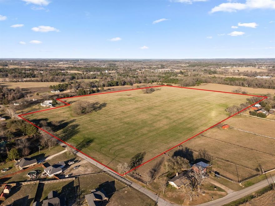 47.5 acres of open raw land in Lindale ISD.  Perfect for housing development. Current hay meadow.