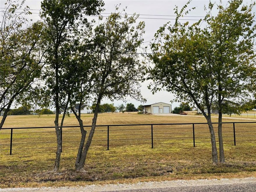 ~ BEAUTIFUL 2 ACRE IMPROVED PROPERTY READY TO BUILD ~ WITH 30x50 METAL WORKSHOP & LIVING QUARTERS!  This Well Prepared 2-acre Tract Offers an Outstanding Opportunity for Investors, Builders, or Anyone Ready to Create their Dream Property. Featuring a 30x50 Metal Workshop Constructed in 2021, This Site is Already Equipped with Essential Infrastructure — Electricity, Water, and Septic System Installed — Saving Both Time and Expense! The 1,500 sq. ft. WorkShop is Fully Insulated with Two Overhead Doors and Includes approx. 850 sq. ft. of Finished Living Space Featuring a Living and Kitchen Area, Two Bedrooms, and One Full Bath. Interior Finishes Include Stained Concrete Floors & Granite Countertops. The Layout is Ideal for Temporary Housing During New Construction, or Serve as Guest Quarters, an Office, or Rental in the Future. Additional Property Improvements Include: Custom Iron Entry, Pipe and Cable Fencing Along Frontage and Barbed Wire Fencing on the Remaining 3 Sides. The Property also Features Mature Native Trees Across the Front & Several Fruit Trees have been Planted Along the Back. Enjoy Relaxing Outdoors under the Large Covered Patio Surrounded by Planting Beds. Site Prep and Grading have Already Been Completed for Proper Drainage, Making this Property Truly Build Ready! 
No HOA Fees or Restrictions!! The Location is Outside Gunter City Limits, therefore You’ll Benefit from Lower Property Taxes and Flexible Building Options! Convenient Location Just minutes from Preston Road aka TX-289 and Downtown Gunter, & the Planned Dallas North Tollway Expansion, Positioning this Property for Strong Future Growth and Appreciation. Bring your Plans and Builder — This Property is Ready To Go!