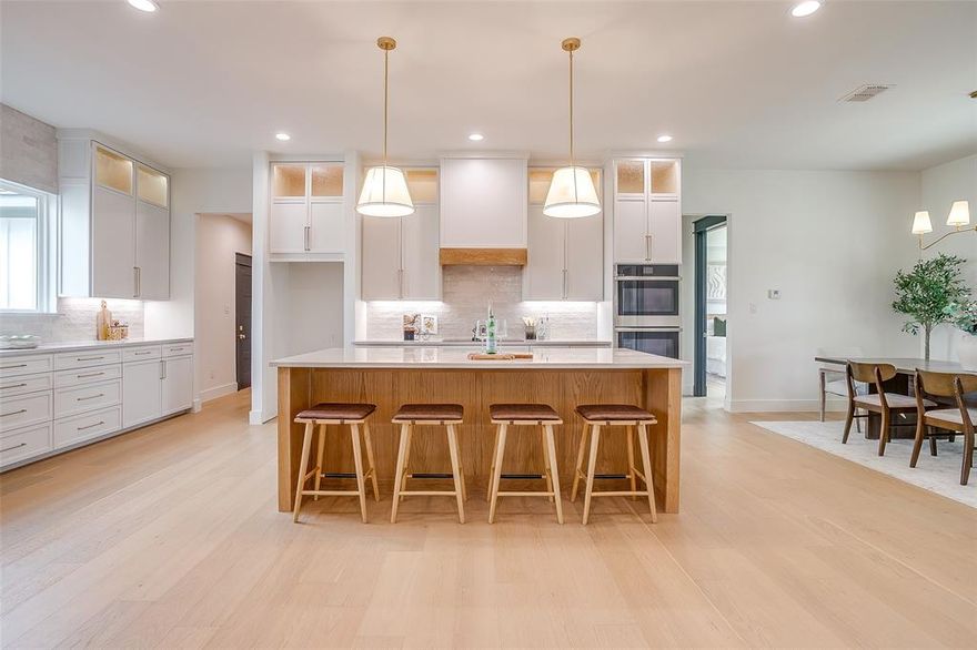 This exceptional 5-bedroom new construction home showcases elevated design and premium upgrades throughout. Ideally situated just 30 minutes from downtown Fort Worth and 10 minutes from Benbrook, the property offers easy highway access while still providing the peace and privacy of a more secluded setting. Backing to a large ranch with no rear neighbors, this homesite delivers an added layer of privacy and wide-open views.

Inside, a bright and open floor plan is anchored by engineered white oak flooring that flows seamlessly through the home, adding warmth and sophistication to each space. The spacious living room serves as a stunning focal point, featuring a wood-burning fireplace with a gorgeous cast stone surround, blending timeless elegance with inviting comfort and creating the perfect gathering space.

The gourmet kitchen is designed to impress with premium quartz countertops, an oversized island, custom cabinetry, designer lighting, and high-end appliances. 

The private primary suite offers a true retreat. The spa-inspired primary bathroom features a large freestanding soaking tub, an expansive walk-in shower, generous storage, and beautifully appointed quartz countertops creating a space that feels both luxurious and highly functional. Four additional bedrooms provide flexibility for family, guests, or a home office.

The powder bath makes a striking statement with Taj Mahal quartzite countertops and a custom-designed vanity, offering a sophisticated and memorable space for guests.All bathrooms are beautifully appointed with designer tile selections, including statement showers and elevated finishes that reflect exceptional craftsmanship. 

Every closet has been outfitted with custom built-in cabinetry and organizational systems, blending functionality with high-end design. This home was  thoughtfully curated with premium materials and exceptional attention to detail throughout.