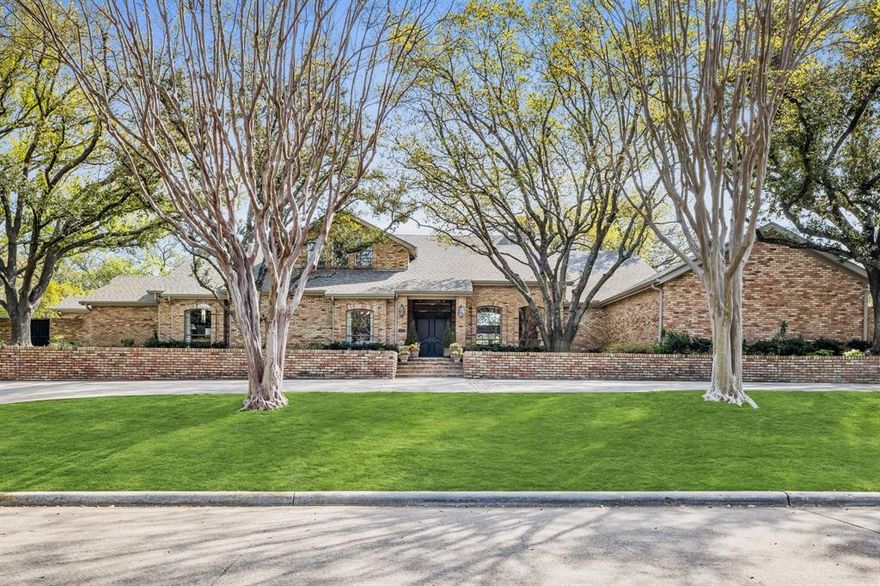 Serene haven backing the 13th green of Bent Tree Country Club, offering luxury, character, and convenience.  Multiple spacious living areas, a study, and a craft room offer versatility while the three secondary bedrooms with ensuite baths allow for guests to have their own space. Large primary suite offers access to pool and spa-like bath with ample storage. Walls of windows, seen throughout the home, frame stunning panoramic views of the golf course and pool. Gourmet kitchen offers optimized efficiency and storage with top tier appliances. Outdoor perks include a large pool & spa with separate bathroom, sitting area with pergola, and security fencing plus an additional large side yard for the gardening enthusiasts. Nestled in Dallas's Bent Tree North, this charming traditional gem spans 5,099 sqft on a .51-acre golf course lot. Plano ISD proximity and Trinity Christian, Greenhill, & Prestonwood private schools add allure. Don’t miss your chance, this one won't last long!