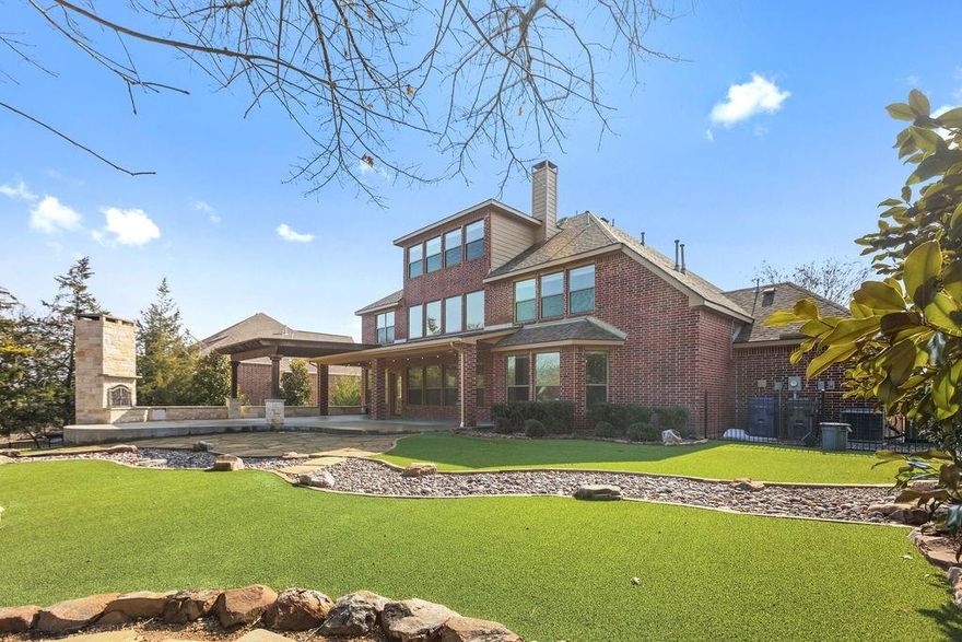 MOTIVATED SELLERS! Welcome to this spacious home in the coveted Mallard Lakes community, offering an ideal layout with three living areas spread across three levels. This stunning home is perfect for flexible living, entertaining, and everyday functionality. The home features hand scraped hardwoods on the main level, a private office or study, a cozy living room with a wood-burning fireplace with gas starter, an eat-in kitchen with granite countertops and stainless appliances that is open to living room! The generous primary suite includes a spa-like bath with separate tub and shower and a large walk-in closet, while upstairs offers additional bedrooms and a flexible space that could be an exercise or play room. A Jack-and-Jill bathroom connect two of the secondary bedrooms upstairs and another bedroom has an ensuite bathroom! Just up the second staircase is the third floor that could be your third living room or media room and half bath! The true showstopper is the newly remodeled backyard, featuring low-maintenance turf, an expansive patio, pergola, custom outdoor fireplace, and refreshed landscaping, creating an outdoor retreat ideal for relaxing or entertaining. All three HVAC units, stove top, range, dishwasher, and water heater all replaced within the last 4 years!! Located in the desirable Mallard Lakes neighborhood with access to community amenities that include playground, pool, tennis court, basketball court, activity trails, and 3 small lakes! Home has a convenient proximity to excellent schools, shopping, dining, and major roadways.