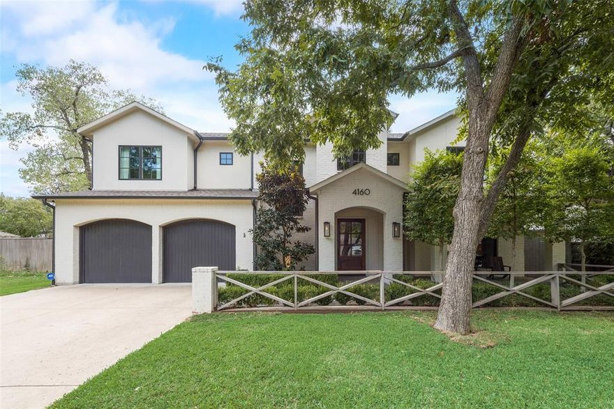 This stunning custom-built home by Olerio Homes in the coveted Midway Hollow area offers 4,584 sq. ft. of modern luxury with 4 bedrooms and 4.5 baths. The open floor plan features a private home office, a spacious great room with a cast stone fireplace, and a chef’s kitchen with commercial-grade appliances and quartz countertops. The primary retreat boasts a spa-like bath and custom closet, while the upper level includes three ensuite bedrooms and a game room with a wet bar. Outdoor living is enhanced with a covered patio, retractable screen wall, built-in grill, and fireplace, surrounded by lush landscaping. Located near top private schools, shopping, and dining, this home offers convenience, comfort, and elegance in one of Dallas’s premier neighborhoods.