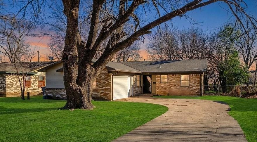 Freshly updated home with great bones. New LVP flooring, custom paint, new LED light fixtures. Foundation repaired 2025, roof replaced 2025, HVAC less than 5 years old. Great opportunity to purchase home in area that is poised to keep growing, near UNT Dallas.