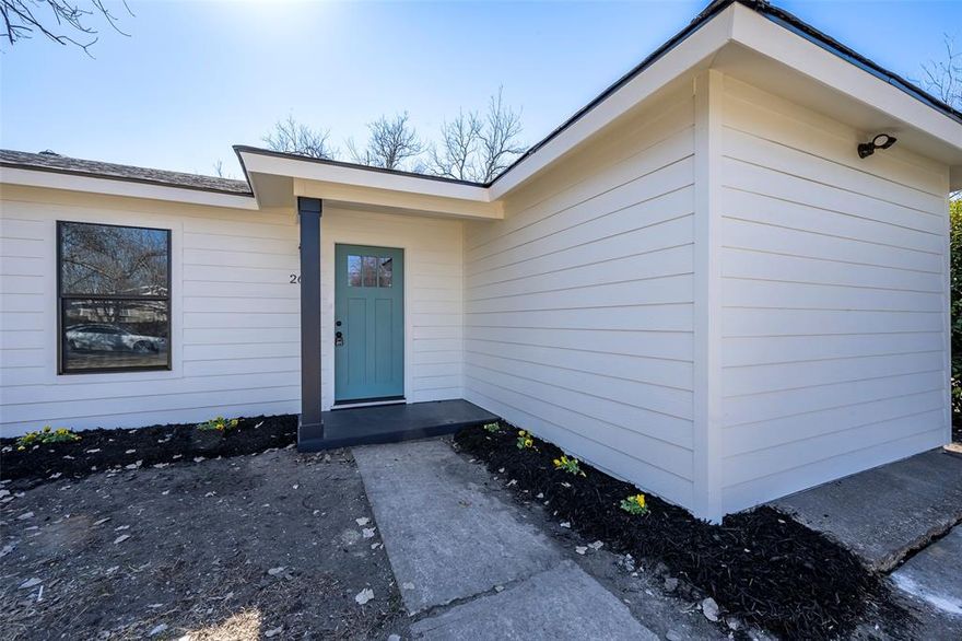 This beautifully renovated home is ready for you to move in and enjoy! Every detail has been thoughtfully upgraded, including new plumbing, electrical, and HVAC as well as a new water heater. New sheetrock, freshly textured walls, and a coat of new paint throughout give this home a modern and clean feel. The kitchen boasts brand-new cabinetry, stunning quartz countertops, and stainless steel appliances, including tons of counter space– perfect for the home chef. Both bathrooms have been completely remodeled with new vanities and tile updates, creating a fresh and stylish space. Step outside to the spacious, fenced backyard, ideal for entertaining or relaxing. The property also features updated windows and doors, ensuring energy efficiency and curb appeal. A new roof will keep you protected and dry! Don't miss out on this move-in-ready gem! Schedule a tour today and make it yours!