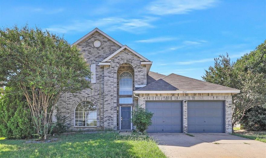 Back on the market due to buyer's inability to obtain financing. Welcome to this beautifully renovated, two story home in a lovely neighborhood. The impressive foyer welcomes you into the home and leads you to the formal dining room. The large living room has a fireplace and picture windows. The kitchen has been updated to include newly painted cabinets and quarts countertops. There is a separate utility room and a half bath, both are conveniently located off the kitchen. The downstairs primary suite has been updated with new tile, a double-vanity with quarts countertops, and new shower glass. There is a walk-in closet for ample storage. Upstairs there is a large bonus space that would make a wonderful play or media area. Three nicely sized bedroom share a bathroom, which has been renovated with the new tile and a double vanity with quarts countertops. The house backs up to a greenspace that gives you additional privacy and views of nature.