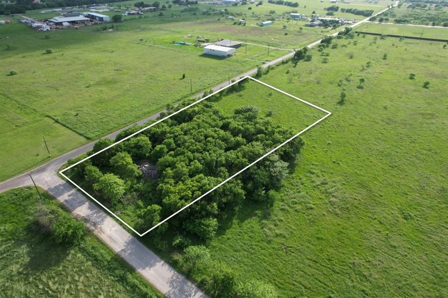 Come build your dream home! Beautiful lot on the west side of Gunter, TX only minutes from the Future Dallas North Tollway. Stunning sunset views. No HOA. Lot is in the process of being platted, map lines are not exact (for visual purposes only). Other lots available off Bounds Road.