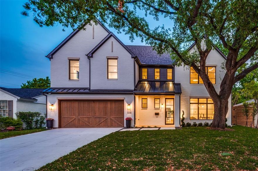 5 bed, 5 bath new construction in Devonshire built by Berk+Walters Homes.  The quality and attention to detail is evident: Pella windows, 2x6 outer wall framing, foam insulation, full brick exterior, level 4 smooth finish walls, 8 ft solid core interior doors, soft close cabinetry throughout, white oak nail down hardwood floors, linear gas fireplace, quartz countertops, iron front door and stair railing, 8 ft cedar fence, designer tile and lighting.  SS Monogram appliances including dual fuel 48 inch range.  Separate bar with wine fridge.  Huge live oak tree in front.  Tall ceilings and spacious floor plan.  2 tankless hot water heaters and energy efficient HVAC.  Primary and guest bedroom or office on 1st floor with large combined living,kitchen and dining.  Epoxy garage floor.  Primary retreat has marble bath with huge shower, separate tub and large closet.  3 beds and game room on 2nd floor.