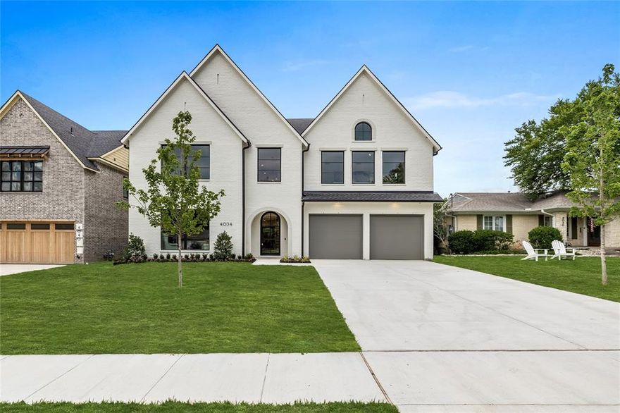 Stunning new construction in Lakewood Elementary built by Arneson Custom Homes, this residence offers a seamless blend of style, functionality & luxury.The 1st floor presents study, open concept family room w fireplace, gourmet kitchen, & wet bar w wine & bev refrig. A 1st floor guest bed w en suite bath & lrg walk-in closet.Mudroom, w desk area & extra refrig. Three secondary 2nd floor beds w ensuite baths & walk-in closets all w hardwood flooring. Second floor Primary suite offers coffee bar entering into suite & lavish bathroom. Additional amenities include a flexible workout room or nursery & oversized Utility room w room for 2 sets of washer & dryer units. Outdoor covered porch w grill, bev refrigerator, & ceiling heaters for year round living. Attention to detail w 4' white oak flooring ,generous storage & high finishes in each room. This Lakewood gem offers a perfect space for families to live and entertain. Close to schools, White Rock Lake & other amenities. Simply Stunning!