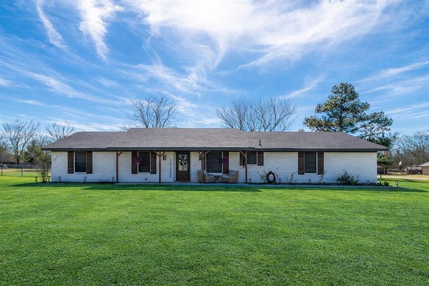 Welcome to this beautifully updated 3-bedroom, 2-bath brick home, perfectly situated on nearly an acre in the heart of Powderly, TX. Offering the ideal mix of modern comfort and small-town charm, this property is move-in ready and waiting for its new owners.

Step inside to discover a fully remodeled kitchen with a spacious island and brand-new appliances—perfect for gatherings and everyday living. The primary suite features a stylishly updated bathroom, while the leveled living room showcases new flooring throughout and a refreshed fireplace for cozy evenings at home.

Out back, enjoy a large fenced yard with a covered patio that’s ideal for entertaining, summer cookouts, or simply relaxing after a day outdoors. A newer 10’ x 12’ storage building adds extra convenience for hobbies, tools, or equipment.

Location Highlights:

Just minutes from Pat Mayse Lake—a local favorite for fishing, boating, camping, and outdoor recreation

Easy access to Paris, TX, offering shopping, dining, and healthcare nearby

Within a friendly community known for peaceful living and wide-open spaces

This home truly checks all the boxes—modern updates, a spacious lot, and a location that embraces both comfort and the great outdoors.

Don’t miss this fantastic opportunity to own a beautifully updated home in desirable Powderly, TX!