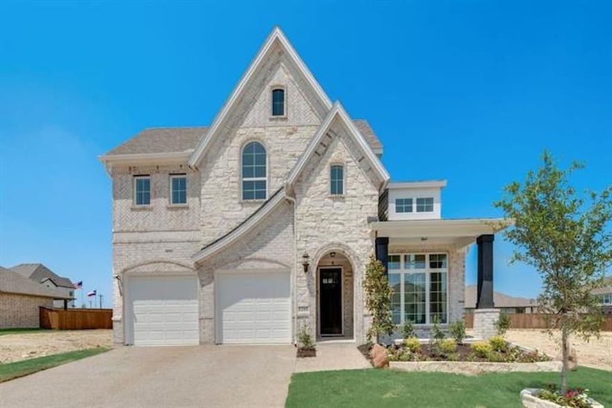 Now available for lease - a brand-new Grand Home in the highly desired Justin Crossing community! Enjoy elegant design, upscale finishes, and modern comfort in a prime location just one block from the neighborhood park, playground, dog park, and walking trails that connect to Reatta Park.

Step inside to discover beautiful wood floors through most of the first floor, 8-foot doors, and a vaulted family room with a cast-stone fireplace. The open kitchen is a showpiece featuring Shaker-style cabinetry, Omegastone countertops, stainless steel appliances, a 5-burner cooktop, a large island, and both a Butler’s Pantry and walk-in pantry for exceptional storage.

A dedicated home office or formal dining room offers flexibility for your lifestyle. Upstairs you’ll find a spacious game room and media room - perfect for entertainment or relaxation. The luxurious primary suite includes a garden tub, dual vanities, and a frameless glass shower with designer tile.

This newly completed home also includes brand-new, high-end washer, dryer, and refrigerator, plus custom window shades, many of which are motorized and light-reducing. A full oak staircase with wrought-iron balusters, energy-efficient construction, and thoughtful design details throughout complete the home.

Experience the perfect blend of craftsmanship, comfort, and convenience just minutes from shopping, dining, and major highways. Welcome home to Justin Crossing!