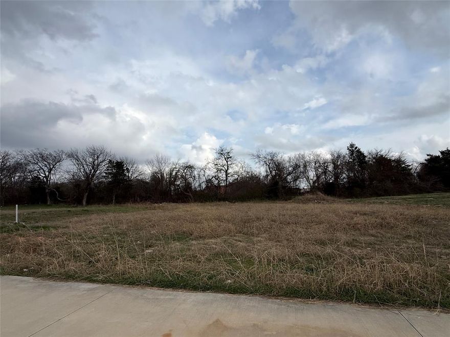 Vacant Lot in peaceful family neighborhood ready to build your dream home. Large lot at 0.420 acres. Lot has water tap, sewer tap, underground electricity available at street. Conveniently located close to highway 121. The lot has been chemically injected for foundation. Seller has floor plans available, ask agent for details. No Mobile homes allowed.