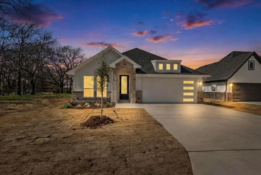 Welcome to Edgewood, Texas — where the views are country, the neighbors still wave, and life just feels a little simpler. Who says you can’t have brand-new construction in an established neighborhood? This beauty proves you absolutely can. Whether you’re a first-time homebuyer, ready to downsize, or just tired of pretending to be a grown-up and want something that actually makes sense financially — this home checks the boxes. Step through the front door into a long foyer that builds the suspense… and then BAM! The open-concept living room and kitchen show off and steal the spotlight. It’s the kind of space that makes you mentally start placing your furniture before your Realtor even finishes talking. The builder didn’t hold back — there are more cabinets than you’ll probably ever need. (But let’s be honest, somehow, we always find a way to fill them.) The primary bedroom is your personal retreat — a place to rest, recharge, and hide from the world when necessary. The ensuite bath features a soaking tub made for relaxation, a separate shower, and a closet ready to handle your shopping habits without judgment. Did I mention the mud bench? yes builder said, let's give these kids a place to throw their backpacks and dirty soccer shoes. Out back, the fully fenced yard gives you freedom — let the kids run wild, the dogs live their best life or finally add that pool or playground you’ve been pinning on Pinterest. No chasing anyone into the street here. This home is the real deal — offering everything you want right in the smack middle of Edgewood, within walking distance to local spots and surrounded by that small-town charm people are always searching for. And listen… don’t call me crying when you see the “Sold” sign. If you’re reading this, you still have a chance. ??