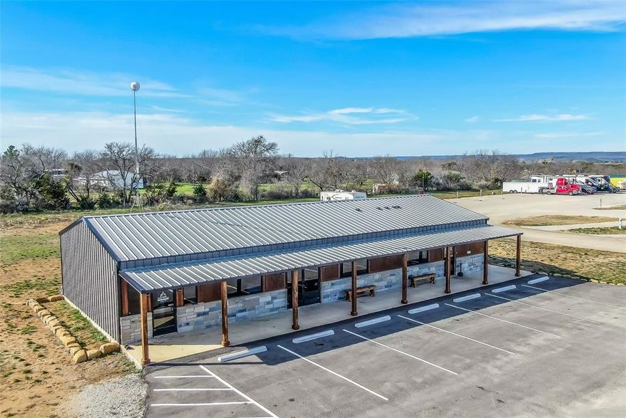 Located just west of Mineral Wells and the historic Barker Hotel. Pine Valley RV park offers 15.5 acres for an incredible investment opportunity to add to your portfolio. Build in 2022, this 73 site park along with an amenities building, complete with showers, restrooms, laundry services and prepped for a full kitchen with room for expansion! Located outside the city limits with city water.