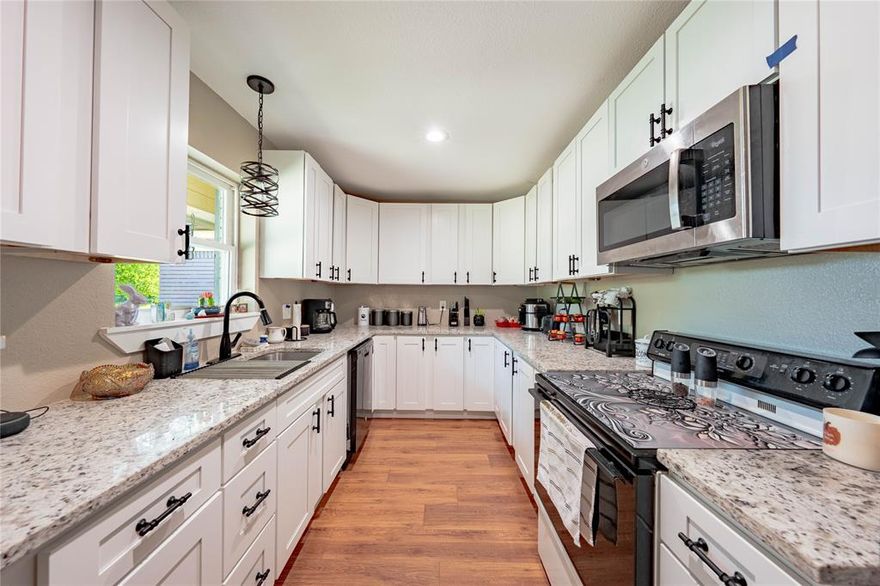 This 2077 sq ft home was rebuilt and features a modern kitchen and spacious layout, perfect for family living. Following a complete reconstruction down to the original slab. It's a 3-bdrm,2.5-bathroom, the kitchen has stainless steel appliances, granite countertops that provides style and durability. The bathrooms are equipped with heated bidets, two living spaces offers flexibility, mud-laundry room is conveniently located at the entry from the garage, making it easy to keep everything organized. The fenced in backyard provides privacy but great for pets or outdoor gatherings and a has an oversized storage building. This property is situated near two elementary schools, churches, doctor's offices and the scenic Cain Park, providing both convenience and community charm. 
Don't let this great house slip by, call for a showing today.
Buyer and buyer's agent to do their due diligence and to confirm all information about the property.