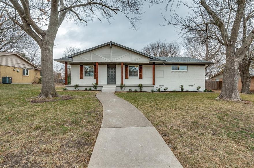 Newly remodeled 3 bed 2 bath with 2 car garage and 2 car-carport. Installed new in 2026 paint inside and out, all flooring, appliances, cabinets and vanities, tile shower and tub surround, quartz countertops in kitchen and both bathrooms, fixtures, window coverings and more. HVAC installed in 2023, roof is approximately 1 year old according to previous owner. Jack and Jill bathroom. Primary Bedroom with ensuite bathroom. Large backyard with covered patio and 2 storage buildings. Lovely and bright home ready for a new family. Buyer to verify room sizes, schools and amenities.