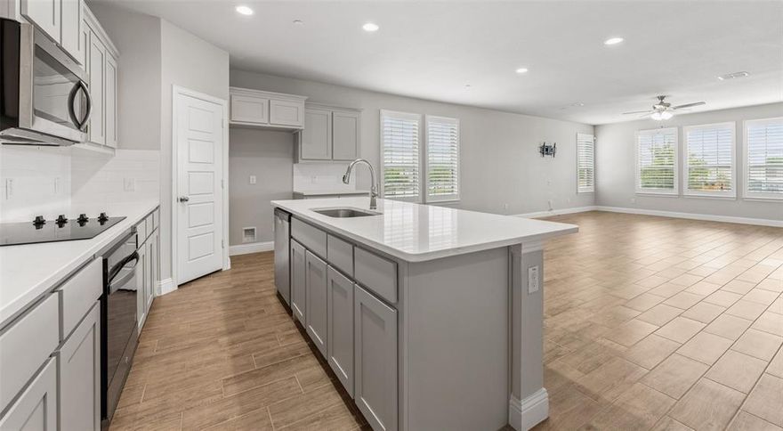 Beautiful 2023-built townhome featuring 3 bedrooms and 2.5 bathrooms, with all bedrooms conveniently located upstairs for added privacy. This light-filled home offers an open-concept floor plan, perfect for modern living and entertaining, along with low-maintenance flooring throughout all common areas.

Coveted corner residence with extra windows that bring in abundant natural light, creating a bright and airy atmosphere. Enjoy a high-end designer feel with $12K in upgraded plantation shutters throughout.

The property is nicely landscaped and includes a fenced yard for added comfort and functionality. Ideally located with easy access to Loop 820 and Highway 170, you’re just minutes from shopping, dining, and everyday conveniences. Situated within the highly regarded Keller ISD.

A perfect blend of style, comfort, and convenience—this home is ready for you!