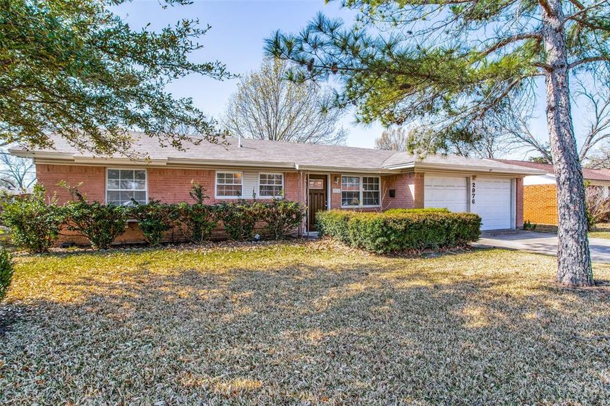 Updated Gem - close to Farmers Branch Recreation Center, Dog Park, Aquatic Center, Skate Board Park, Water Park and Blair Elementary.  Easy access to 635-LBJ Freeway, Dallas Tollway, I-35 Freeway, Downtown Dallas, UT Southwestern, Medical City Dallas, Presbyterian Hospital, Restaurants, Shopping, Northpark Mall and Dallas Galleria.  Clean 3 spacious bedrooms with 2-updated bathrooms plus tons of natural light and no carpet.  Kitchen offers good storage with refrigerator, washer and dryer provided.  Attached 2-car garage and enclosed porch area off the kitchen that overlooks the large backyard.  Pets on a case by case basis. Credit score of 675+ preferred.