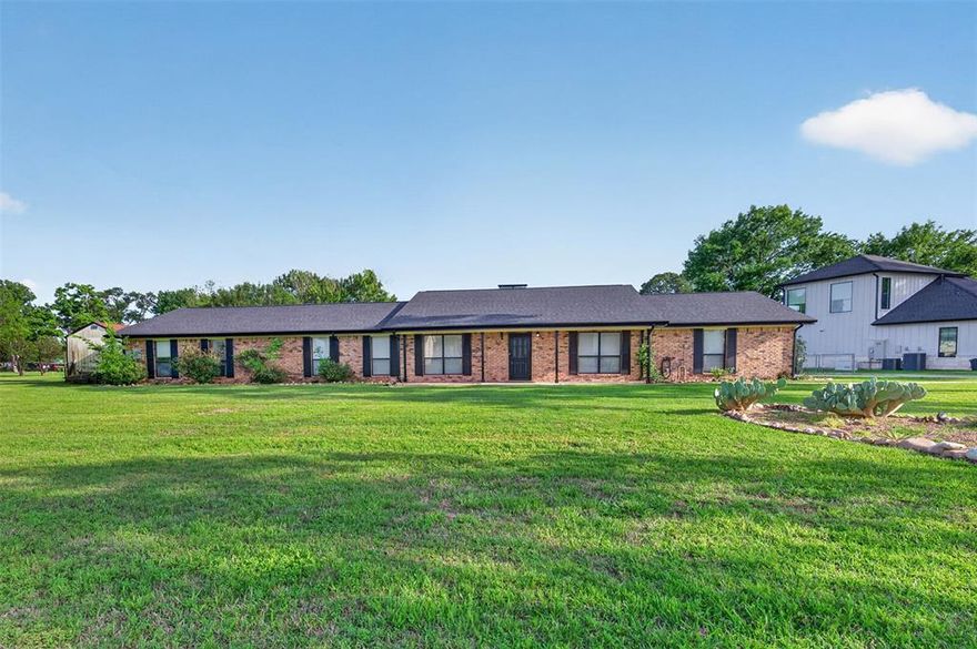 BEAUTIFUL HOME WITH ACREAGE ON CEDAR CREEK LAKE! It isn't very often you find acreage on the water! Situated on this private cul-de-sac w oversized driveway is a GORGEOUS ranch style home w pretty curb appeal & 3 lots totaling over an acre! Step inside to find a formal dining & living area large enough for ALL your guests to enjoy! Lovely windows provide natural light around the home plus laminate wood flooring throughout makes cleaning a breeze! The main living area boasts a stunning rock fireplace w raised hearth & pretty, custom built-ins! Large breakfast nook PLUS breakfast island & HUGE kitchen boasting double oven, quartz counters, walk-in pantry, butler's pantry & instant hot water at the sink! There is no shortage of storage space in this home! Cabinets & closets at every turn! All bedrooms are large & there is a separate office that could also be used as a 5th bedroom! Primary bathroom shower was just renovated. Roof was replaced in 2022 & other improvements in the last few years include flooring, paint inside and out, water heater, quartz countertops, garage door, lighting, 2 pull down stairs to attics & extended driveway for RV or boat parking! Garage has extra storage space & there is a packing shed for all your lake toys! Step outside to enjoy your BEST LAKE LIFE under this massive covered patio overlooking the water! So much yard to play in too! There truly is so much to enjoy here! There is a boat launch next to the property which is a BONUS for getting your boat into the water quickly! Nestled along the Trinity River & near the shores of Cedar Creek Lake, Trinidad offers a blend of small-town charm, rich heritage & access to one of the most popular recreational regions in East Texas. This quaint little town sits between two major waterways, the Trinity River to the west & Cedar Creek Lake to the east, creating a unique natural landscape that has shaped the community since its earliest days. Come see why this is a great place to call home!