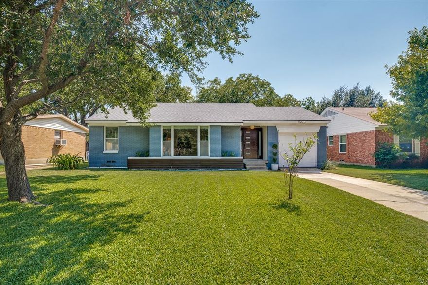 Stunningly updated 3-bedroom, 2-bath home in the highly sought-after Casa View Oaks neighborhood of Dallas! This 1,244 sq. ft. gem has been completely renovated inside and out—featuring a brand-new roof, HVAC system, windows, flooring, and fresh paint throughout. The upgraded kitchen shines with granite countertops, sleek modern cabinets, stainless steel appliances, and a gas stove—a true chef’s dream. Step outside to a spacious, fenced backyard complete with an oversized covered patio and built-in fireplace, perfect for year-round entertaining. Move-in ready and packed with upgrades, this home checks all the boxes!