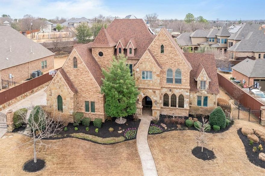 Welcome to luxury living at its finest in Southlake! This stunning home is perfect for those who appreciate open-concept living with plenty of space to entertain guests. The expansive living area features large windows that let in plenty of natural light, as well as a fireplace to cozy up on those cooler nights. The gourmet kitchen has been updated with top-of-the-line stainless appliances and plenty of space for cooking and storage. This home also features a temperature-controlled wine room, perfect for wine enthusiasts. Enjoy a relaxing day in the backyard oasis, complete with a pool and spa, perfect for those hot Texas summers. Additionally, this home is close to shops, restaurants, and award-winning schools, including the highly-regarded Carroll ISD. The home also features solar panels for energy efficiency and lower utility costs. Don't miss your chance to own this luxurious property in one of the most sought-after neighborhoods in Southlake.