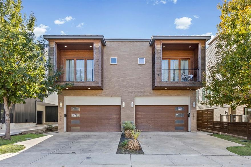 AMAZING INCOME PRODUCING CONTEMPORARY STYLE DUPLEX OFFERING A BLEND OF SUBURBAN TRANQUILITY AND URBAN CONVENIENCE IN THE HEART OF DALLAS! Step inside the gated entry for added security and inside the front door you will find a bright open concept foyer with sitting area, tall ceilings, stunning hardwood flooring and a sleek modern look throughout!  Entertain downstairs in a GORGEOUS kitchen with stainless appliances, gas range with pot filler, HUGE breakfast island and a massive walk in pantry with built in storage!  Combined dining and living area with cozy fireplace. Mudroom off the garage is an added bonus! Retreat upstairs to find a game room and oversized laundry room with built in cabinets and counter space. Primary suite is luxurious and boasts a soaking tub, double sinks, separate shower with body sprays and an unbelievable custom closet! Second primary suite is ideal for multi-generational or co-living quarters! Multiple balconies offer a private outdoor place to retreat or enjoy a large covered patio downstairs for FUN outdoor gatherings! Tall privacy fence and easy to maintain landscaping create the perfect place to relax and unwind each day! Fakes Park Place is a Dallas neighborhood known for its proximity to numerous amenities. Residents have easy access to local parks, recreational facilities, and top-rated schools. It's also near shopping centers, restaurants, entertainment options like Deep Ellum, and the Baylor Medical District.  The area provides access to lush green spaces and walking trails for nature lovers, offering a serene escape close to the city's vibrant cultural scene. There are multiple listings for both units in MLS.  The property is currently being used as an Airbnb! Don't miss this unique opportunity to own two fully furnished revenue generating properties in one of the most sought after areas in DFW! HURRY!