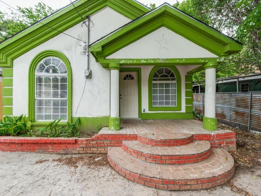 Charming and full of character, this updated 2-bedroom, 1-bathroom home blends timeless architectural details with some upgrades. The inviting front porch and distinctive arched design elements set the tone for what’s inside. Step into a light-filled interior featuring fresh paint throughout and stylish, updated flooring that flows from room to room. The spacious living and dining areas are highlighted by elegant archways, adding warmth and architectural interest while maintaining an open, airy feel. Don’t miss the opportunity to make this unique property your own!