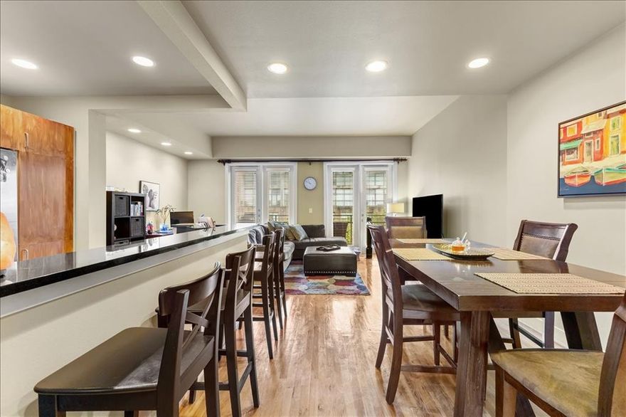 ***PRICE IMPROVEMENT: $439,000. MOTIVATED SELLER***
Welcome to your new home! Must-see condominium within walking distance of Addison Circle Park! This unit has 2 bedrooms, 2 full baths; one bedroom and bathroom on each floor. Cozy kitchen and living area are open concept on the 2nd floor; includes 2 balconies. 2 parking spots are provided in private parking garage attached to the building; there is also a bicycle storage and 2 EV charging stations available.
Enjoy the Kaboomtown fireworks from the street balcony; walk to all of the events at Addison Circle Park including, Octoberfest and Taste of Addison. Walking distance to restaurants, parks, and shops. Addison Junction- a mixed-used development project coming soon nearby, along with the Addison Circle Silver Line Station.