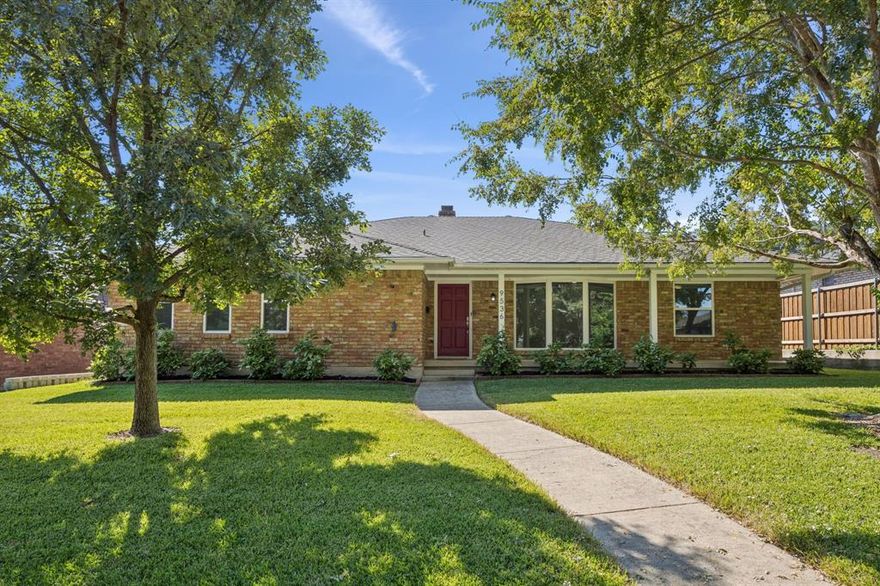 This impeccably maintained home blends modern updates with timeless appeal and offers a flexible layout to fit your lifestyle. With 4 bedrooms—including one that easily serves as an office or den—there’s space for everyone and everything. The updated kitchen is both spacious and inviting, featuring quartz countertops, stainless steel appliances, an induction cooktop, built-in microwave, large pantry (a rare find for the area), and a cheerful breakfast nook. The living room impresses with vaulted ceilings, a gas fireplace, built-in cabinets, and French doors that open to the covered patio, perfect for relaxing or entertaining. The expansive primary bedroom offers plenty of room to unwind and includes two generous closets. Additional highlights include newer windows, new flooring throughout the main living areas, recessed lighting, abundant natural light, and a new water heater. Ideally located with quick access to shopping, restaurants, this home truly combines comfort, convenience, and charm.