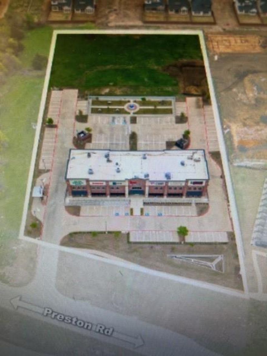 The listed property for sale includes a 1.6 acre commercial build site to be platted seperatly as an individual property, ideal for adding a variety of commercial uses.
 The Keller Williams building being approximately 22,000 SF and 100% lease is also available for sale.