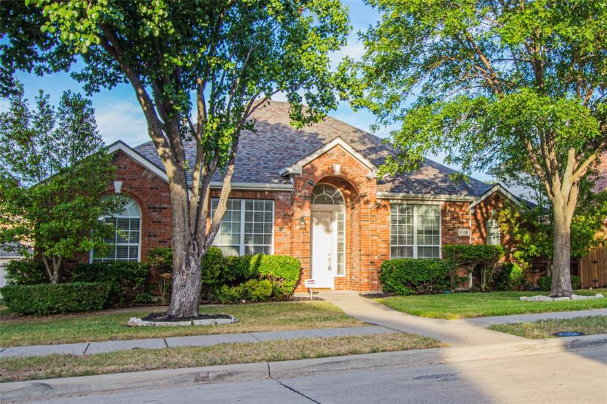 This single-story, spacious 4-bedroom home in an unbeatable location, is just a short walk to A+ rated Skaggs Elementary and Rice Middle School. Freshly painted and new flooring throughout, the thoughtfully designed split-bedroom floorplan, offers both privacy and space. The large, open kitchen features a gas cooktop, functional island, and breakfast bar, which flow seamlessly into the family room with a cozy fireplace.  A built-in student desk next to the kitchen provides a convenient spot for organizing schoolwork, grabbing quick study snacks, or managing household bills. The formal and casual dining areas create inviting, versatile spaces perfect for entertaining or hosting family and friends.  The private primary suite features a spacious custom walk-in closet, a relaxing garden tub, a separate shower, and dual sinks. Step outside to enjoy the backyard patio and privacy-fenced yard, or take a short stroll to the neighborhood pool, playground, sports complex, and scenic jogging&biking trails.  Plus, with shopping, dining, and major highways just a short drive away, work commutes, daily errands, and weekend outings are effortless.  Beware of rental scams! Showings and inquiries are handled exclusively by a licensed Realtor (not the owner). All information is deemed accurate but subject to verification.