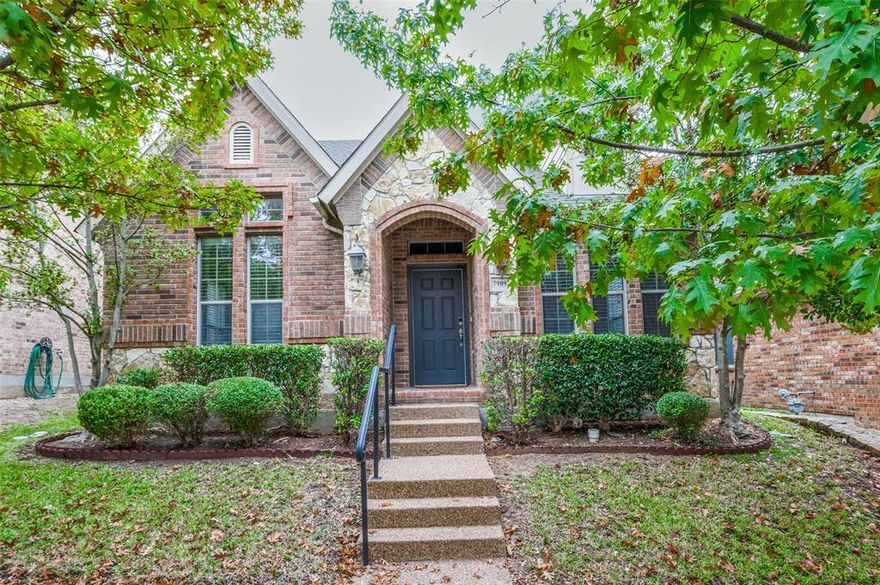 Welcome to this Beautiful 1 Story Home in the Peaceful Community of Fountain Ridge. Open layout with No Carpet Throughout. Many Smart Home Upgrades: WIFI Enabled Outdoor Lighting, Smart Home Garage Controls for a Spacious 2-car Garage, Dimmer Switches Controlling LED Lights in all Spaces. Inviting Primary Bedroom & Bathroom: Fireplace, Separate Vanities and Shower, Soaking Bathtub and Large Custom Walk-In Closet. Designer Touches: Custom Cabinets, Granite & Hardwood Floors. Yard has Attractive Landscaping, Sprinkler System, Raised Beds for Planting & Pergola. The Community Features Walking Paths, Ponds & Fountains. Birdville I.S.D. Conveniently Located in the Heart of North Richland Hills. Shopping, Entertainment & Restaurants.