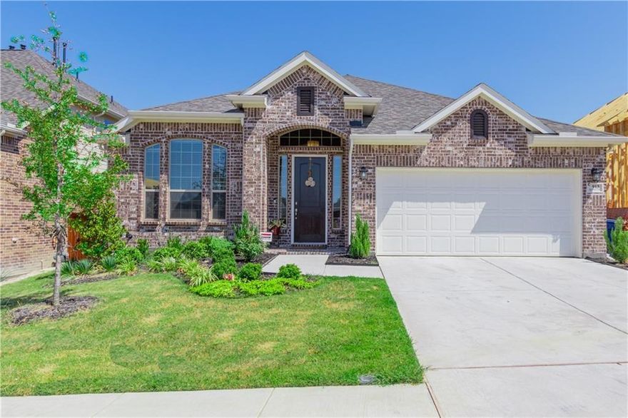Charming Single-Story Gem in Family-Friendly Willow Wood!
Welcome home to this beautiful, move-in ready single-family residence built by Chesmar Homes in the desirable Willow Wood community of McKinney, TX. Built in 2018, this one-story home showcases a Contemporary-Modern style with a classic brick exterior and offers an ideal open-concept living space, perfect for family connection and entertaining.

Boasting 4 bedrooms and 3 full bathrooms (0 half baths), the home provides a comfortable 2,353 square feet of thoughtfully designed living area. The heart of the home is the open kitchen, featuring a large eat-in island, an electric cooktop, a microwave, and a walk-in pantry. The luxurious primary suite includes a tray ceiling and an elegant bath with dual sinks, a separate shower, and an expansive walk-in closet.

Enjoy the Texas weather on your covered patio, overlooking the fenced backyard. Residents enjoy a mandatory HOA, which includes full use of the facilities, such as the community pool and amenity center. The property is conveniently located within the acclaimed Melissa ISD and offers an easy commute, situated approximately 30 miles north of Downtown Dallas. Also available for lease, this property is a fantastic investment opportunity or your perfect family haven.

Schedule your private tour today to experience the warmth and comfort of Willow Wood living! Owner is TX RE agent