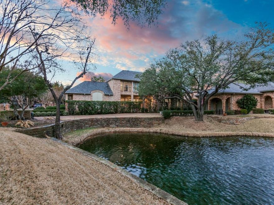 Stunning Home Overlooking a Private Lake

Originally crafted by renowned builders Sharif & Muneer and beautifully updated in 2021, this exceptional residence combines timeless elegance with modern luxury. Perfectly positioned in front of a serene private lake, the home offers tranquil water views and resort-style living with a sparkling pool and spa.

Inside, you’ll find exquisite marble flooring throughout the main level, sophisticated decorative lighting, and an open layout designed for both comfort and entertaining. The gourmet kitchen features high-end Wolf appliances, custom cabinetry, and elegant finishes.

Upstairs, wood floors add warmth and style to spacious bedrooms and living areas. Every detail has been thoughtfully updated to reflect contemporary design while preserving the quality craftsmanship Sharif & Muneer are known for.

A true masterpiece, this home offers the perfect blend of luxury, comfort, and waterfront serenity.