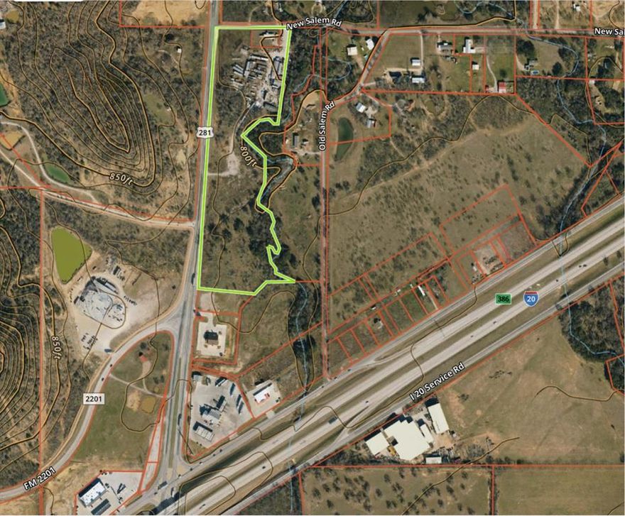 High-visibility 15+ acre parcel with 1,650 feet of frontage on US HWY 281, less than a quarter of a mile north of I-20. This mostly flat land offers unmatched exposure to daily traffic, making it perfect for retail, hospitality, or any commercial development. Positioned strategically at a key highway intersection, this property provides easy access and exceptional growth potential in a rapidly expanding area. 
Owner Financing Available.