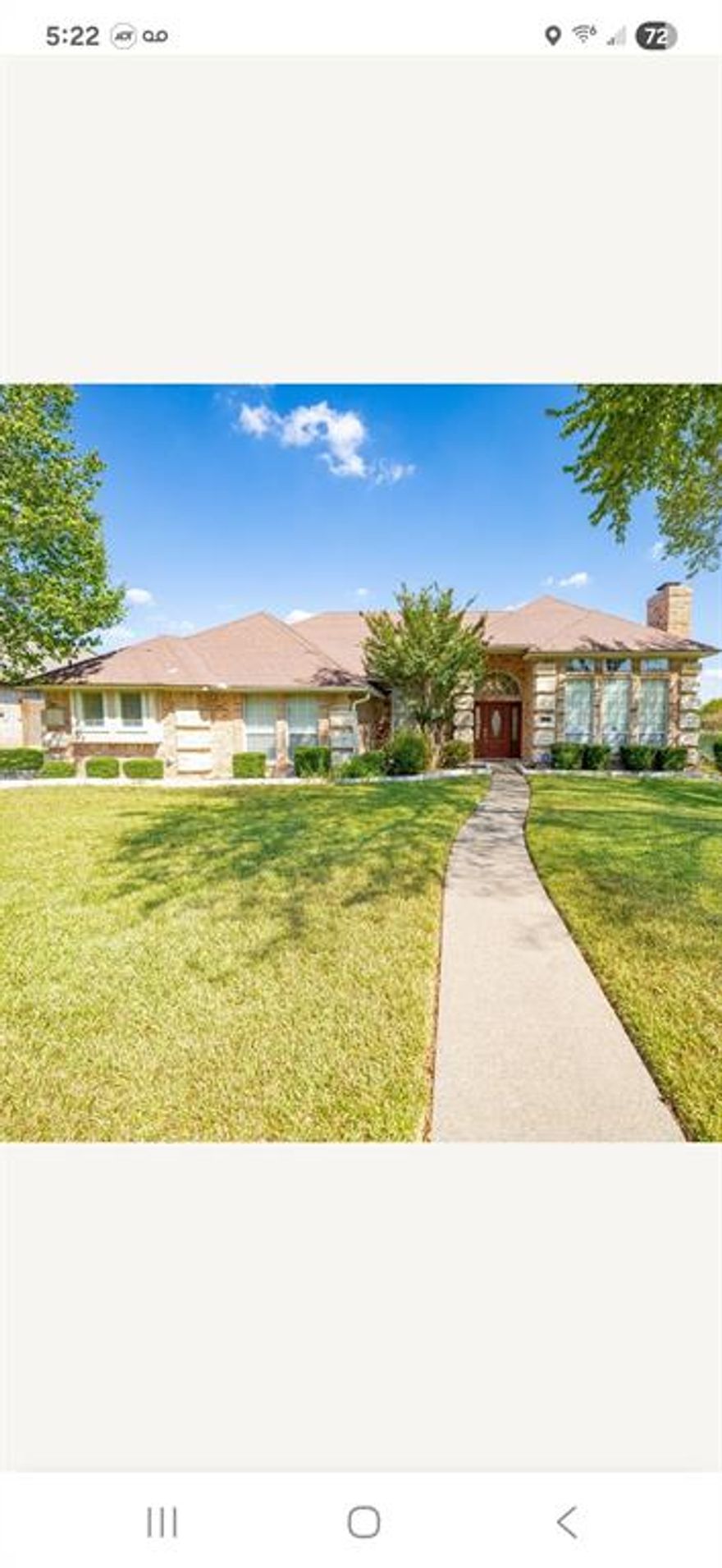 Price drastically reduced!! This stunning one-story custom home offers 4 bedrooms, 3 full baths, 2 spacious living areas, and 2 dining spaces, perfect for both everyday living and entertaining. The master suite features private access to the covered patio, creating the ideal retreat. The kitchen is highlighted with granite countertops and flows seamlessly into living spaces. Beautiful wood flooring adds warmth and elegance throughout. Step outside to enjoy a large backyard, perfect for gatherings or relaxing evenings.