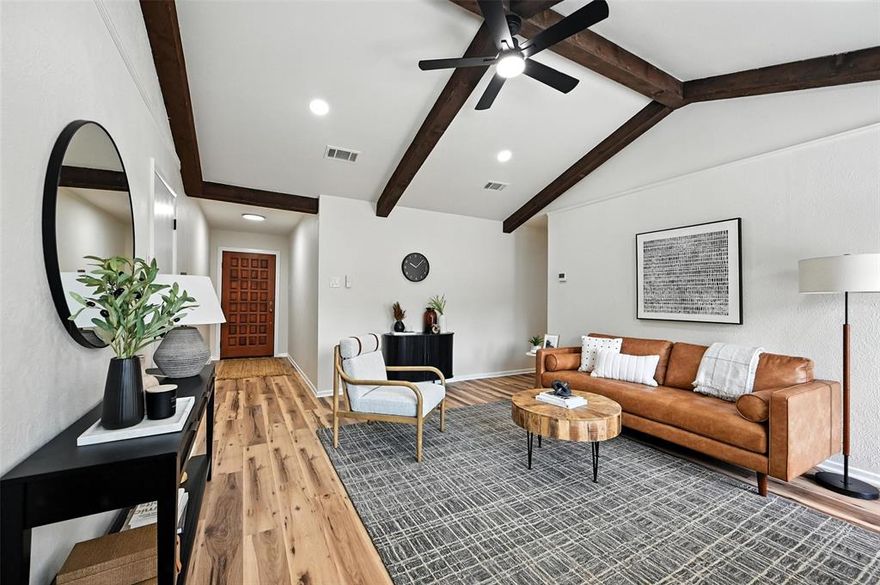 Ready for some spring weather and a new family! Step into this fully remodeled stylish 3 bed 1.5 bath home. Every inch has been updated-from the new Low E Windows, sleek new LVP flooring to the crisp interior and exterior paint. The spacious layout offers natural light, clean lines, and a seamless flow perfect for entertaining or relaxing. This fully remodeled brick beauty on a large corner lot in Fort Worth, fabulous location in a great neighborhood, hidden away, but very close to Central Market! Close access to Hulen and I-30. Larger corner lot with fenced backyard for kids and dogs! 
Situated on a generous corner lot with a brand new wood fence, just minutes from Central Market, top restaurants, and For Worth's best attractions, this home blends convenience with comfort. Whether you're hosting in the open living space or enjoying the oversized yard with brand new privacy fencing, this property delivers charm, location, and move-in-ready ease. 
No detail overlooks, come see what a full renovation really looks like.