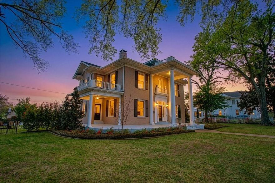 Step into timeless character with this beautifully preserved 1912 historic home, rich with old-world charm and endless possibilities. From the moment you arrive, the classic front façade welcomes you with stately columns and inviting curb appeal, hinting at the craftsmanship that lies within. Inside, you’ll find original woodwork, intricate trim, and warm architectural details that simply can’t be replicated today. Large windows throughout flood the spaces with natural light, highlighting the home’s historic elegance while creating bright, welcoming interiors. Over the years, the property has been thoughtfully expanded to include additional apartments and spacious meeting halls, making it ideal for a variety of uses. Whether you envision multi-generational living, rental income, event space, a boutique business, or a unique investment opportunity, this property offers incredible flexibility. The generous layout blends historic character with functional spaces, all while maintaining the authentic craftsmanship and charm of the early 1900s.