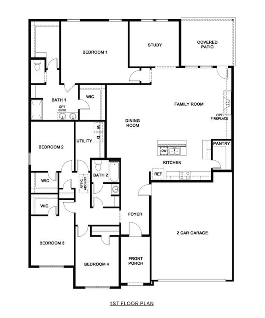 New construction by D.R. Horton. Our P50H Hanger Plan is in Windrose located within the rapidly growing city of Pilot Point. Home on a large lot will feature waterproof laminate plank flooring, quartz countertops, and stainless steel appliances. Smart home included.