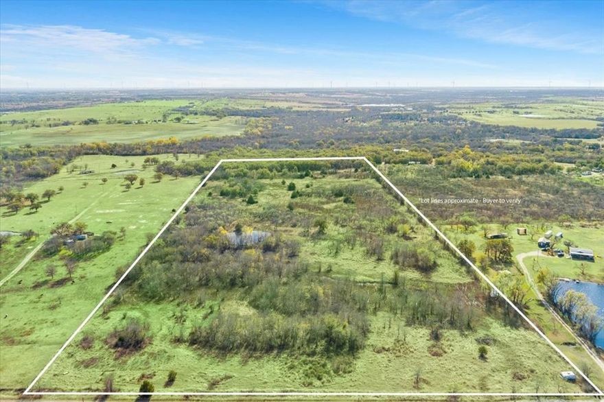 29.98 acre tract of land in the country with so many possibilities. Build a new Home, use it for a pasture for farm animals, hunting, or fishing. Water meter is located near the road. Electricity is available. Property has 1 tank and Ag exemption is in place.