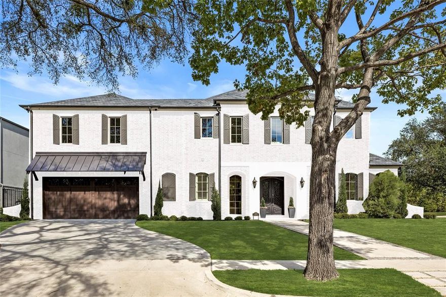 Newer Constructed Home on one of the largest lots in coveted Glenridge Estates. Designed Beverly Hills Designer Pamela Patruno and MARDALF. This 5100 sq ft home spans over an oversized corner lot to offer an expansive yard rarely available in the area. The Craftsmanship and Quality is present in every detail.. Step in through a Custom Steel Door into a light + bright entry way. Adorned w Hardwood Floors, custom lighting, elevated trim, + custom built ins. First Walk into a Tea Room with seating area and Custom Built Ins. Chefs Kitchen w Custom Cabinetry, Crystallo Quartzite Counters, Oversized Kitchen Island, 2 dishwashwers, Panel Ready Built in Fridge, 6 burner Range, Warming Drawer, Wine Room, Coffee Bar,+ Double Ovens. Soaring ceilings encompassed by Walls of Glass to the Owners Retreat. Valuted Ceilings, Wood Floors, Chandelier and En Suite Bath. Primary Bath is Oversized with Free standing tub, Glass Shower w custom Tile, custom cabinets, and Large walk in closet w custom system. Plus Game Room, Media, Separate Office, Multiple Patios. Wired for Surround Sound and Security throughout. Separate Downstairs office could be a 5th bedroom. close prox. to Preston Hollow shops.