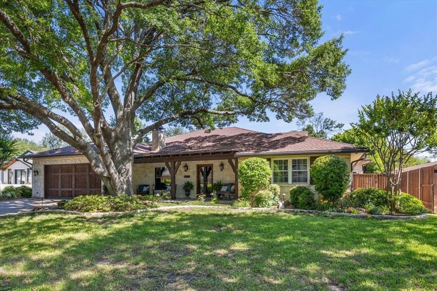 Just mere steps from the prestigious Colonial Country Club golf course, this exquisite four-bedroom, four-bathroom residence epitomizes refined living and sophisticated entertaining. The expansive gourmet kitchen, adorned with premium appliances, bespoke decorative lighting, and a cozy fireplace, creates an inviting ambiance for savoring morning coffee or hosting intimate gatherings. The living room, distinguished by soaring cathedral ceilings accented with elegant beams, features expansive windows that frame picturesque views of the beautiful pool and meticulously designed patio, complemented by a stately stone fireplace. Seamlessly connected, the dining room exudes opulence with a resplendent gold chandelier. A versatile office at the home’s front offers potential as a secondary living space, tailored to your lifestyle. The primary suite, a sanctuary of tranquility, has breathtaking views of trees and the serene pool, while its luxurious en-suite bathroom features a separate soaking tub and shower, an expansive walk-in closet, and a discreet security closet. The rear porch, an all-season retreat, is appointed with dual gas heaters and remote-controlled shades, ensuring year-round comfort and elegance. A new F-4 roof and two AC units were installed in 2023. This home's charm is matched only by its prime location!