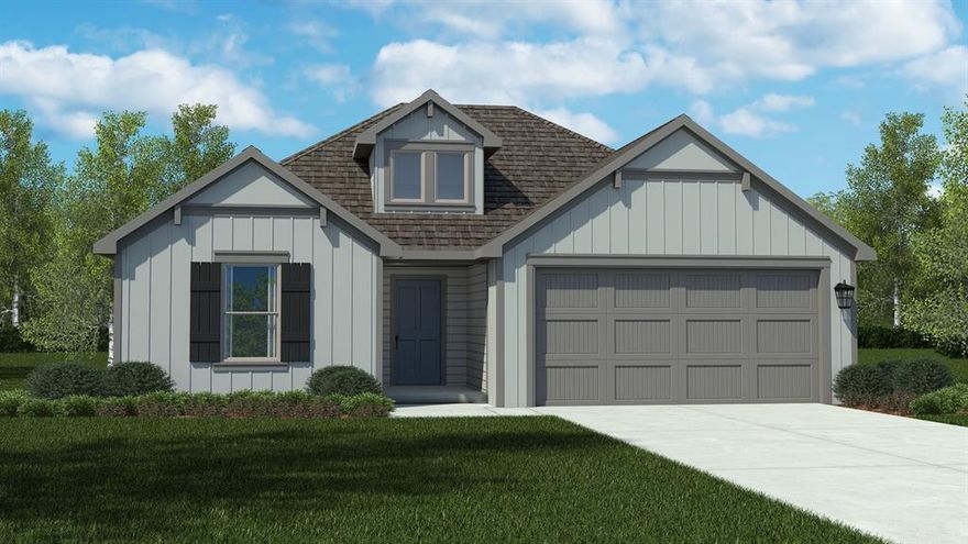 Beautiful new D.R. Horton home in the Longhorn Estates community located in Fort Worth and Crowley ISD! The single-story Elgin Floorplan, Elevation Z, with an estimated Spring completion, offers 4 bedrooms, 2 bathrooms, and a 2-car garage with a modern open-concept design that blends spacious living with everyday convenience. The family room, dining area, and contemporary kitchen flow together seamlessly to create an inviting central space ideal for both entertaining and daily living. The chef-inspired kitchen showcases quartz countertops, 36” painted cabinets, stainless steel appliances, a gas range, stainless steel sink, center island, and a walk-in pantry for practical storage. The private primary suite is thoughtfully designed with an en-suite bath featuring dual quartz vanities, a 5-foot oversized shower, and a walk-in closet conveniently located off the bathroom. Three secondary bedrooms and a full bathroom with a quartz vanity top offer comfortable accommodations for family or guests, with a layout that provides added privacy. Luxury vinyl plank flooring extends throughout the main living areas and wet zones, combining durability with easy maintenance. This home is built with energy-efficient construction and includes America’s Smart Home Technology for modern comfort and everyday convenience. Exterior features include a professional landscape package, full sprinkler system with rain sensor, privacy fencing, and more. Longhorn Estates is more than a neighborhood-it's a community designed with your future in mind.