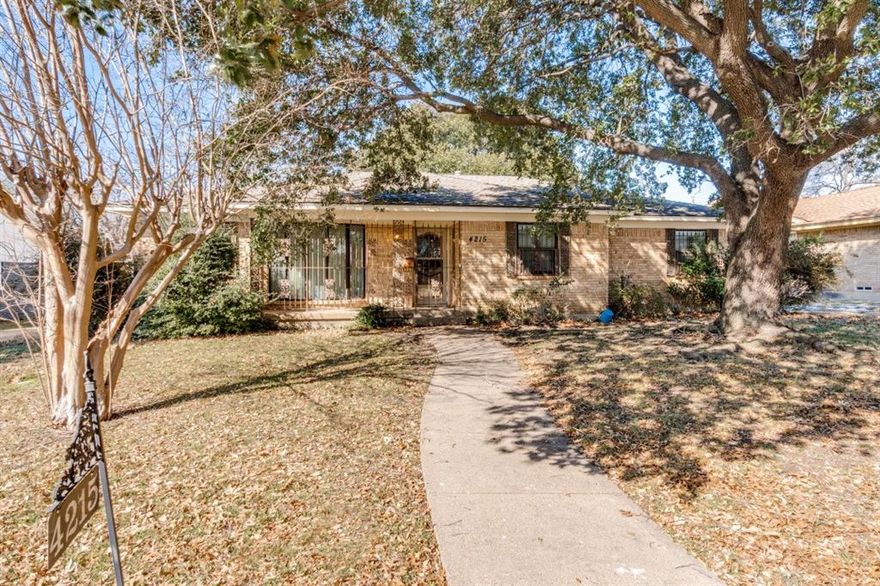 Well-maintained single-story home in East Dallas featuring 3 bedrooms and 2 bathrooms. The home offers a functional layout with a spacious living area and fireplace, suitable for everyday living and entertaining. Natural light flows throughout. Situated on a large lot with a generous backyard, providing room for outdoor living or future improvements. Attached two-car garage for parking and storage. Located in an established neighborhood with convenient access to I-30, Loop 12, shopping, dining, and downtown Dallas.Also a Generator with a  transferable service warranty included !   Property information deemed reliable but not guaranteed; buyer and buyer’s agent to verify all information, including schools and measurements.
Listing agent is the grandson of the seller as this is a probate sale and he will be part of the payout on the sale. Agents broker is his wife